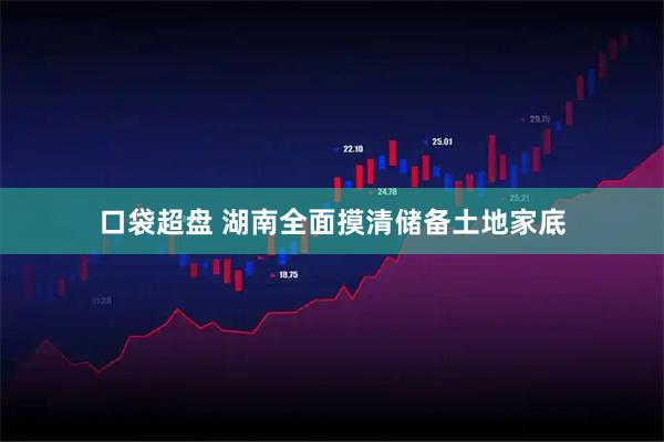 口袋超盘 湖南全面摸清储备土地家底