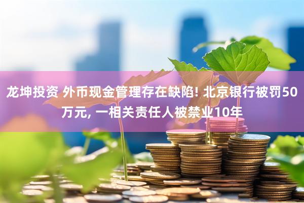 龙坤投资 外币现金管理存在缺陷! 北京银行被罚50万元, 一相关责任人被禁业10年